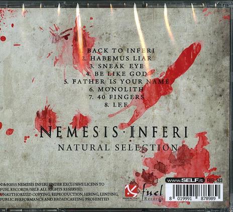 Natural Selection - CD Audio di Nemesi Inferi - 2