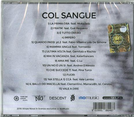 Col sangue - CD Audio di Ntò - 2