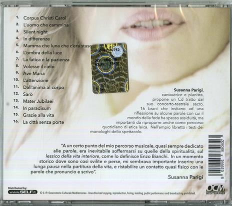 Dal suono all'invisibile - CD Audio di Susanna Parigi - 2