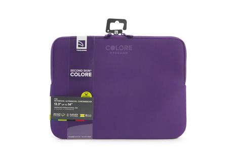 Custodia Tucano Colore Sleeve per PC 13"/14". Viola - 7