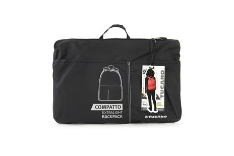 Zaino Tucano Compatto Pack ripiegabile super leggero. Nero - 13