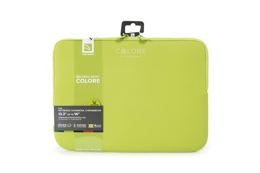 Custodia Tucano Colore Sleeve per PC 13"/14". Verde - 9