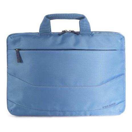 Borsa Slim Tucano Per Ultrabook 15′ E Notebook 15.6′ + Mouse Omaggio Azzurro