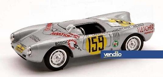 Bm0235A Porsche 550 Rs N.159 Retir.Carrera Panamericana Mexico 1953 K.Kling 1.43 Modellino Brumm - 2