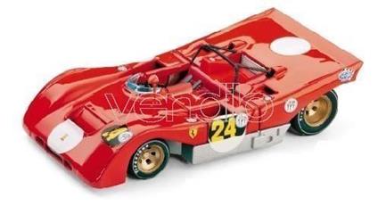 Bm0258 Ferrari 312 Pb N.24 1000 Km Buenos Aires 1971 I.Giunti-A.Merzario 1.43 Modellino Brumm