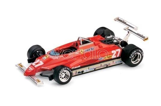 Bm0272 Ferrari 126 C2 G.Villeneuve 1982 N.27 3Rd Long Beach Disqualify 1.43 Modellino Brumm - 2