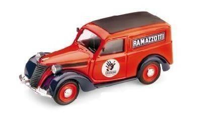 Bm0284 Fiat 1100 e Furgone 1950 Ramazzotti 1.43 Modellino Brumm - 2