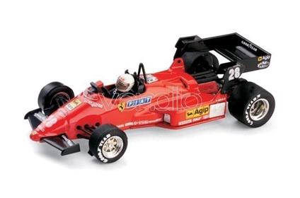 Bm0143Ch Ferrari 126 C 4 R.Arnoux 1984 N.28 W/Pilote 1.43 Modellino Brumm