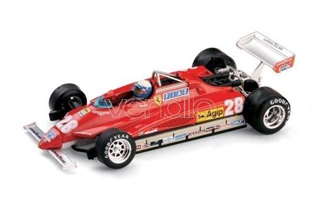 Bm0268Ch Ferrari 126 C2 D.Pironi 1982 Winner San Marino Gp N.28 W/Pilote 1.43 Modellino Brumm - 2