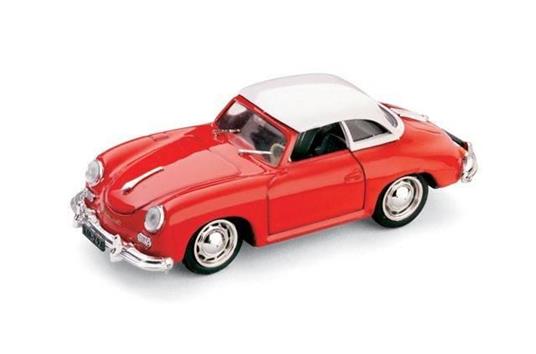 R314-03 Porsche 356 Cabrio Hard Top 52 1:43 Modellino Brumm - 2