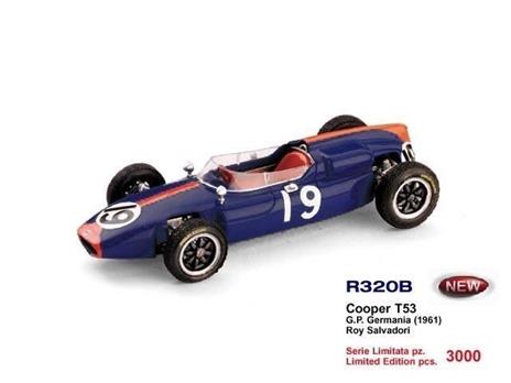 R320B Cooper T53 61 Gp Germania 1:43 Modellino Brumm - 2