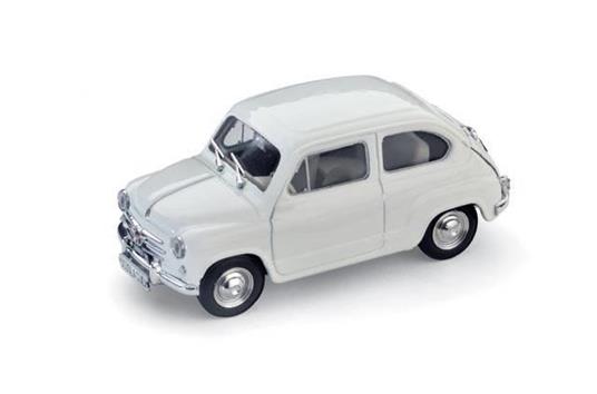 Bm0336 Fiat 600 D Scuola Guida 1960 1.43 Modellino Brumm - 2