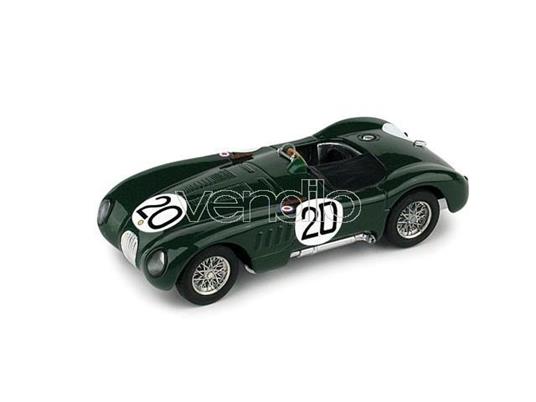 R356 Jaguar Typ C Winner Lm 1951 1:43 Modellino Brumm - 2