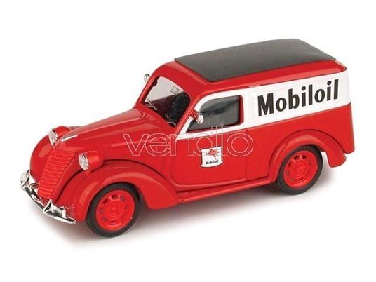 Bm0344B Fiat 1100 e Furgone Mobiloil 1956 1.43 Modellino Brumm