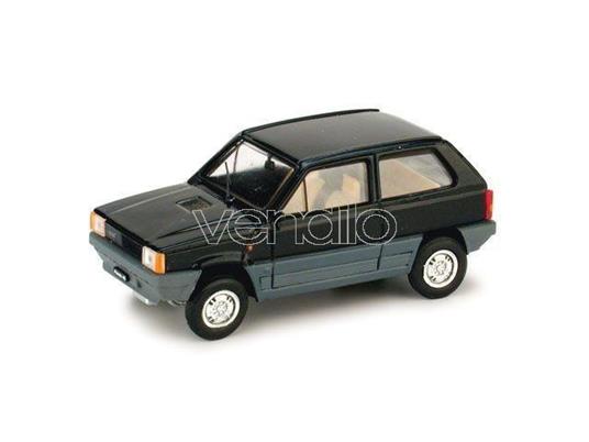 Bm0387-06 Fiat Panda 45 1980 Nero Luxor 1.43 Modellino Brumm