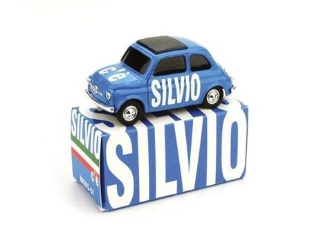 Bmbr005-01 Fiat 500 Silvio 2008 1.43 Modellino Brumm