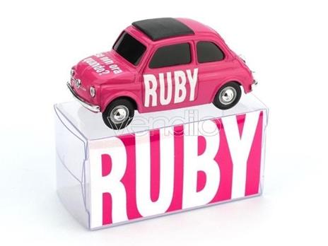 Bmbr013 Fiat 500 Ruby 1.43 Modellino Brumm - 2