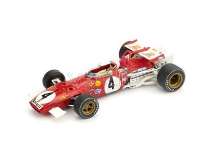 Bm0313Ch Ferrari 312B C.Regazzoni 1970 N.4 Winner Italy Gp 1.43 Modellino Brumm