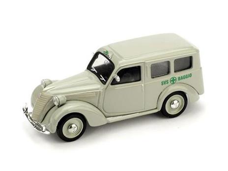 Bm0179D Fiat 1100 Autoambulanza Croce Verde Baggio 1.43 Modellino Brumm