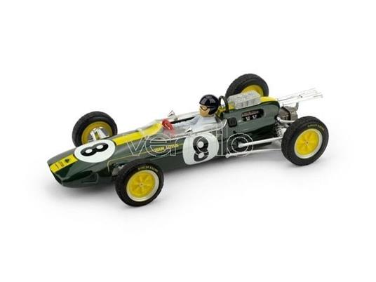 Bm0332Ch Lotus 25 J.Clark 1963 N.8 Winner Italia Gp World Champion + Pilota 1.43 Modellino Brumm