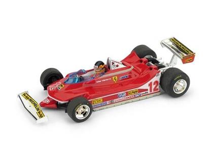 Bm0578Ch Ferrari 312 T4 G.Villeneuve 1979 N.12 Winner Usa Ovest Gp W/Pilote 1.43 Modellino Brumm