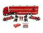 BRUMM BMRTS08 IVECO FERRARI F1 RACE TRANSPORTER MONTE CARLO GP 1984 SET ED.LIM.1:43 Modellino