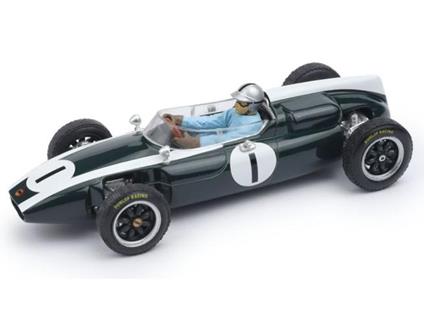 BRUMM BM0300CH COOPER T53 N.1 WINNER GR.BRITAIN GP 1960 JACK BRABHAM W/PILOTE 1:43 Modellino