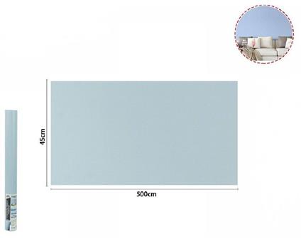 Rotolo Pellicola Adesiva Azzurro Polvere 45Cm X 5Mt Mobili Carta Da Parati  71122