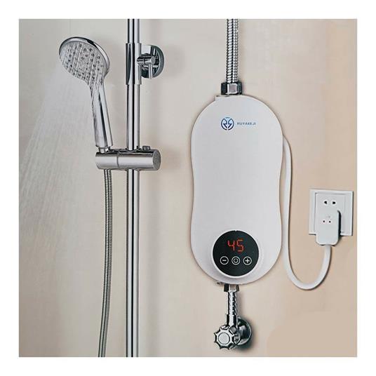 Trade Shop - SCALDABAGNO BOILER ELETTRICO CALDAIA ACQUA CALDA ISTANTANEA  CON DISPALY TEMP - - - Idee regalo | IBS