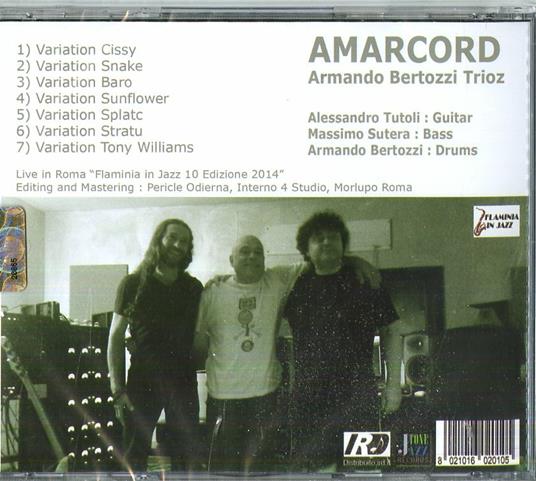 Amarcord - CD Audio di Armando Bertozzi - 2