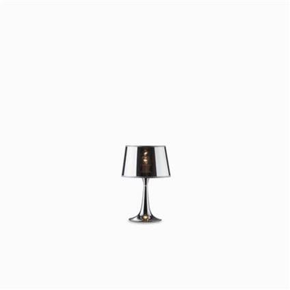 Ideal Lux LONDON TL1 SMALL lampada da tavolo E27 Cromo