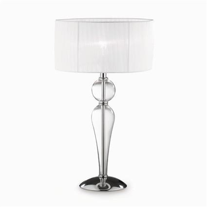 Ideal Lux DUCHESSA TL1 BIG lampada da tavolo E27 Trasparente, Bianco