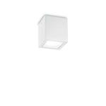 Ideal Lux Techo PL1 Small Lampada Cubo da Soffitto Plafoniera per Esterno - Bianco