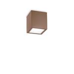 Ideal Lux Techo PL1 Small Lampada Cubo da Soffitto Plafoniera per Esterno - Coffee