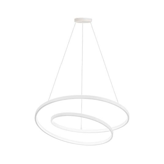 Ideal Lux OZ SP D80 Lampadario LED da Sospensione a Spirale per Interno - Bianco