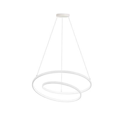 Ideal Lux OZ SP D60 Lampadario LED da Sospensione a Spirale per Interno - Bianco