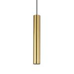 Ideal Lux Look SP1 D06 Lampada LED Cilindrica a Sospensione da Interno Design Moderno - Ottone Satinato