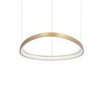 Ideal Lux Gemini SP D61 Lampadario LED da Sospensione per Interno Stile Moderno - Ottone