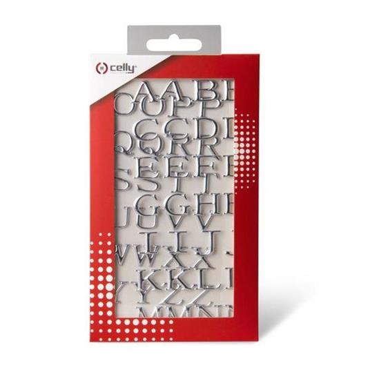 Celly STICKERLETTER02 sticker decorativi Argento 52 pezzo(i) - 2