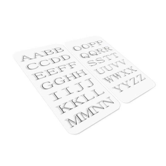 Celly STICKERLETTER02 sticker decorativi Argento 52 pezzo(i) - 4