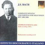 Sonate e Partite per violino - CD Audio di Johann Sebastian Bach,George Enescu