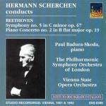 Sinfonia n.5 - Concerto per pianoforte n.2 - CD Audio di Ludwig van Beethoven,Hermann Scherchen,Paul Badura-Skoda