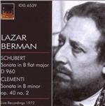 Sonata D960 / Sonata op.4 n.2 - CD Audio di Franz Schubert,Muzio Clementi,Lazar Berman