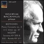 Concerto per pianoforte n.3 / Sonate K332, K330 - CD Audio di Ludwig van Beethoven,Wolfgang Amadeus Mozart,Karl Böhm,Wiener Philharmoniker,Wilhelm Backhaus