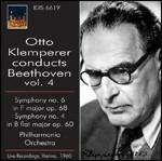 Sinfonie n.4, n.6 - CD Audio di Ludwig van Beethoven,Otto Klemperer,Philharmonia Orchestra