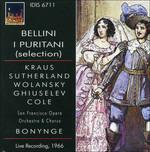 I puritani (Selezione) - CD Audio di Vincenzo Bellini,Joan Sutherland,Alfredo Kraus