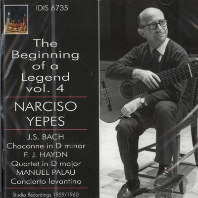 The Beginning of a Legend vol.4 - CD Audio di Narciso Yepes