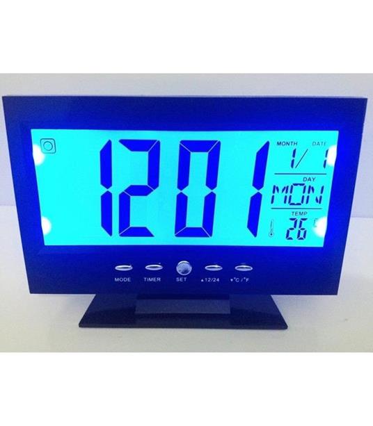 Sveglia Orologio Da Tavolo Ampio Display Lcd Retro Illuminato A Led - Trade  Shop TRAESIO - Idee regalo | IBS