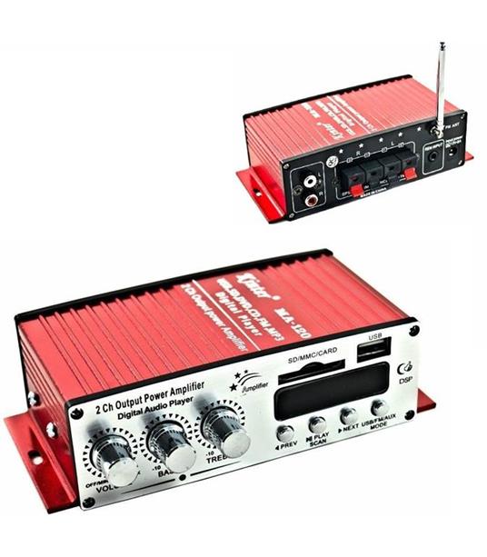 Amplificatore Audio 12v Usb Mp3 Casa Auto 2 Canali Stereo 40w Telecomando  Ma120 - Trade Shop TRAESIO - TV e Home Cinema, Audio e Hi-Fi | IBS