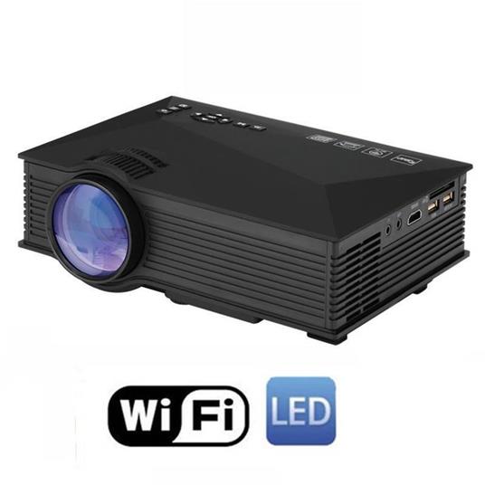 Video Proiettore Videoproiettore Led Wifi 1200 Lumens Hd Portatile 130" Sd  Usb - ND - Informatica | IBS